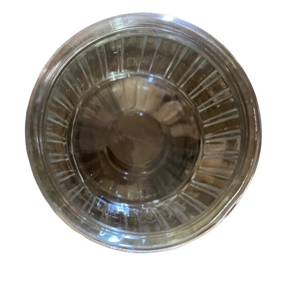 Vintage Deco 6 Pipe Walnut Tobacco Stand Ribbed Glass Humidor Decatur Industries - Picture 3 of 16